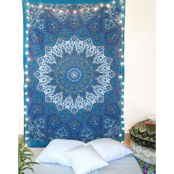 Tapestry Hanging Hippie Sun Moon Bedspread Indian Wall Psychedelic Throw Decor